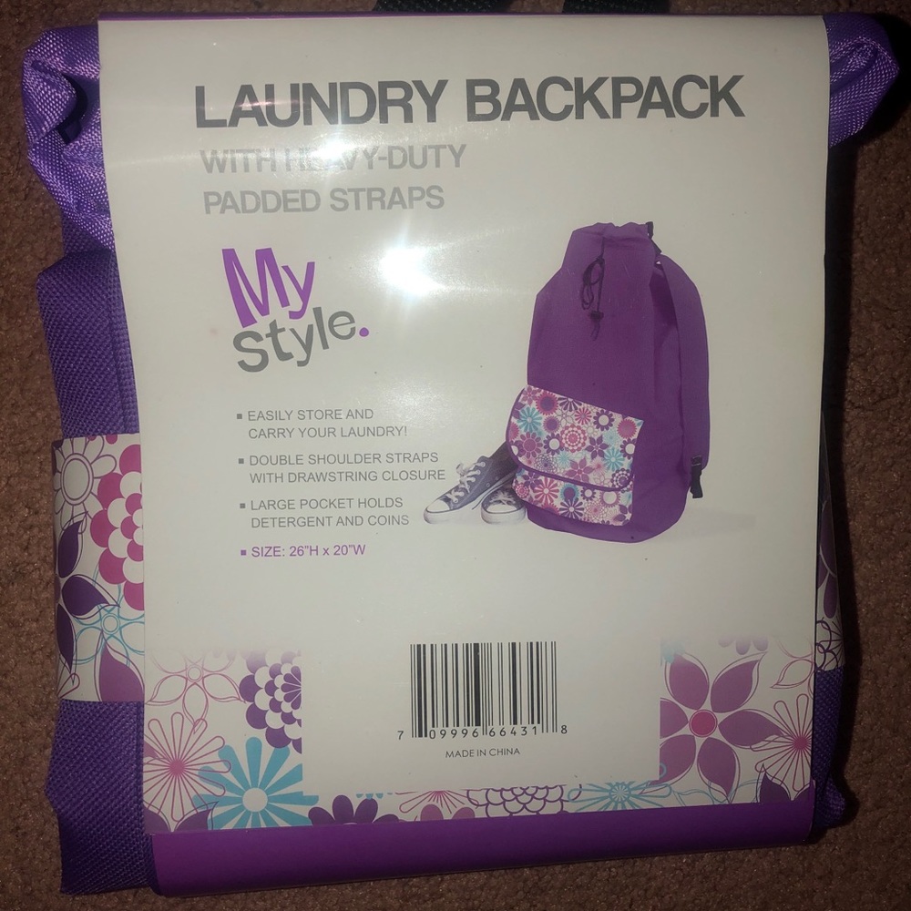 My Style Laundry Backpack & Accessory Holder - Picture 2 of 3
